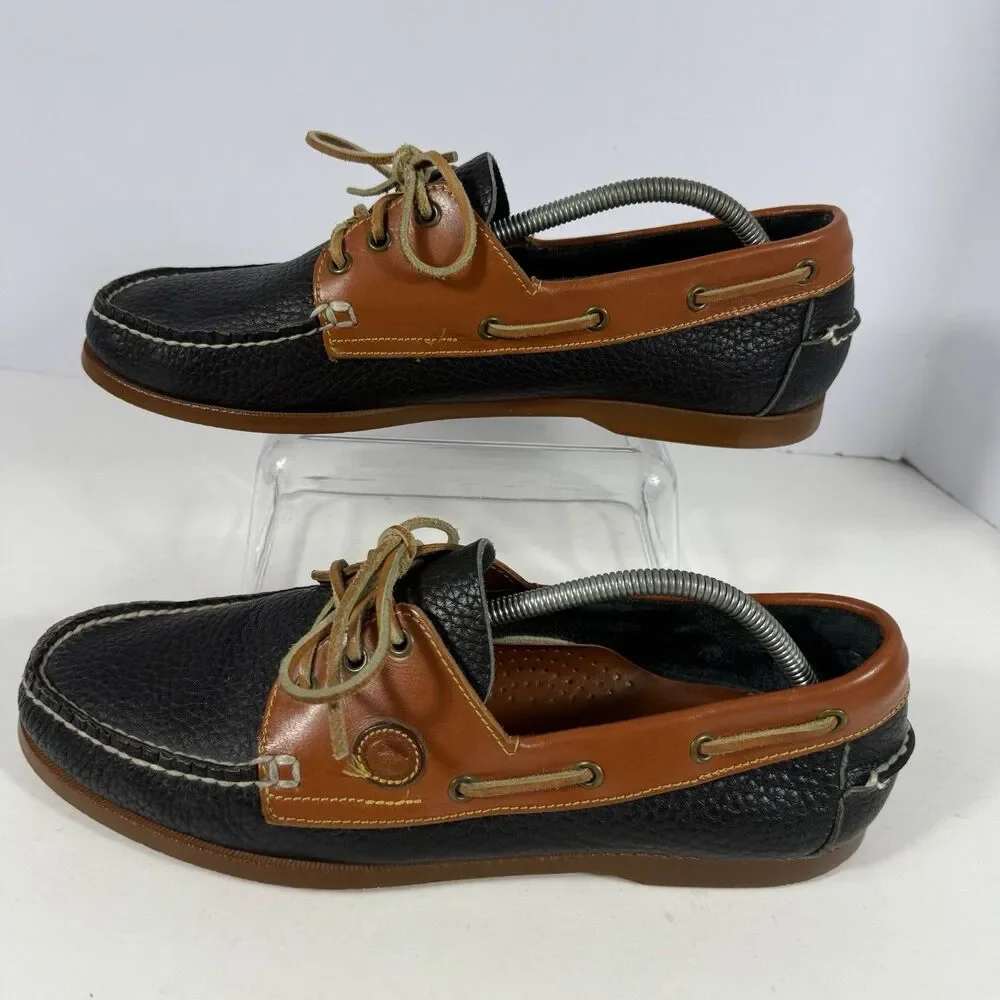 Dooney & Bourke Vintage Regatta Leather Boat Shoes Size 11.5 (?)